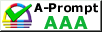 A-Prompt Version 1.0.6.0 WAI- Stufe AAA